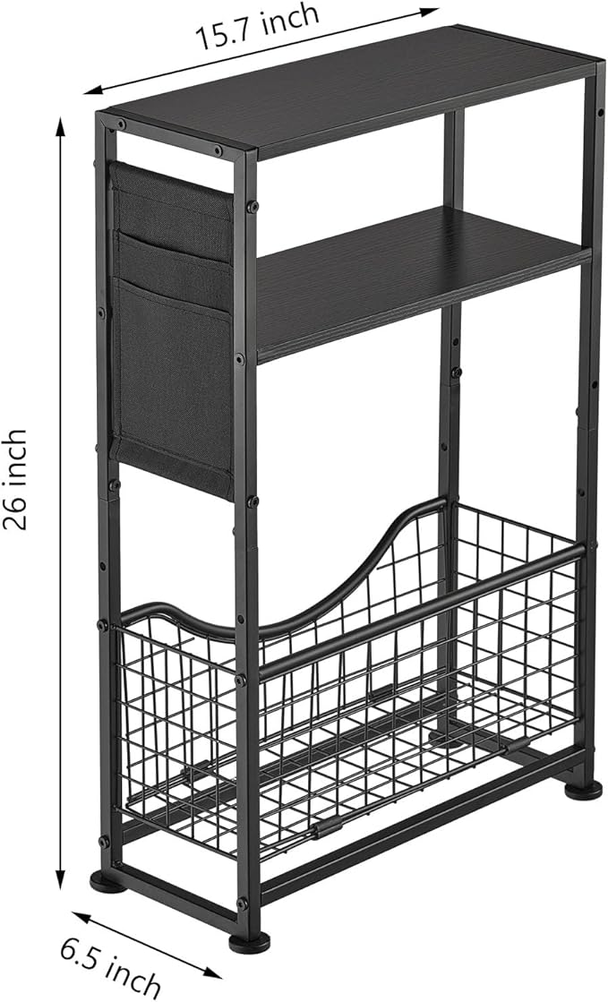 Narrow Side Table, Skinny Small End Tables - Image 2