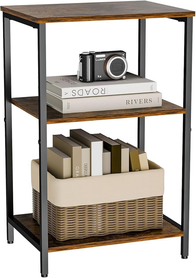 X-cosrack Side Table, Small End Table Record Player Stand by X-cosrack