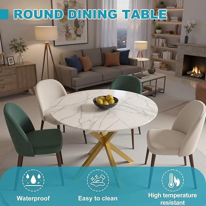 43"- 59" Extendable Dining Table - Image 7