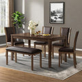 Dining Table Set for 5, 6-Piece Kitchen Table & Chairs Set by ChicFurnit