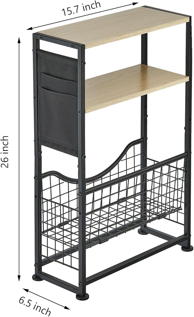 Narrow Side Table, Skinny Small End Tables - Image 2