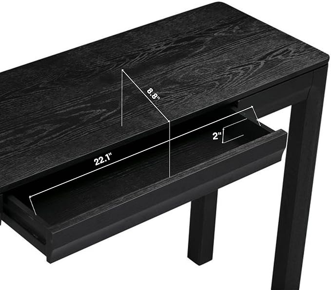 NTC Flow Modern Wooden Rectangle Console Table - Image 7
