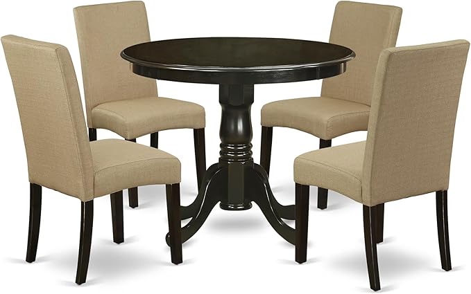 East West Furniture ANDR5-CAP-03 5 Piece Kitchen Table & Chairs Set Includes a by EastWestFurniture