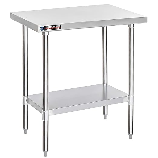 DuraSteel 30x36 Stainless Steel Work Table by DuraSteel