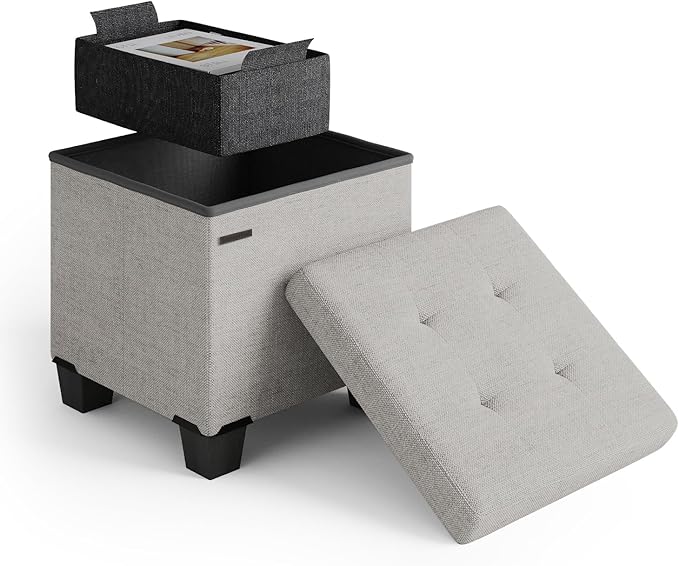STORAGEBUD Storage Ottoman Cube by STORAGEBUD