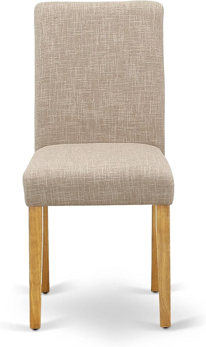 East West Furniture ANAB3-OAK-04 3 Piece Dinette Set - Image 5