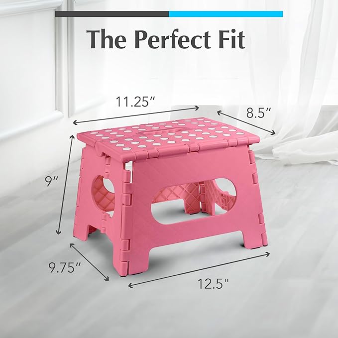 Handy Laundry - Folding Step Stool - Sturdy Enough Collapsible Stool to Support - Image 5