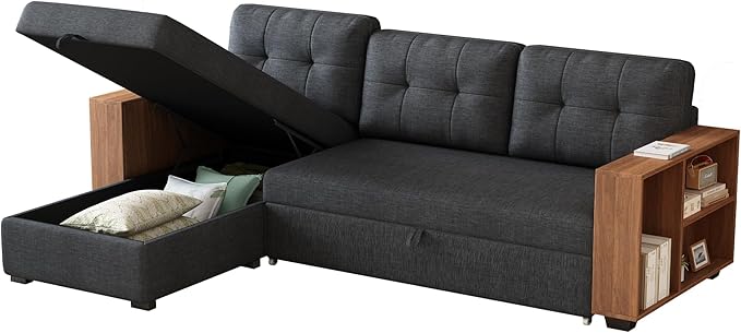 Ball & Cast 84" Sectional Sleeper Sofa - Image 3