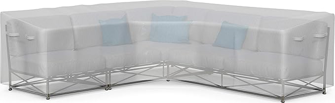 SIMPLE HOUSEWARE Patio V-Shaped Sectional Sofa Set Cover - Image 2