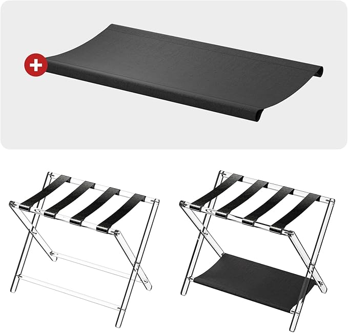 Sumerflos Acrylic Luggage Rack for Guest Room - Image 2