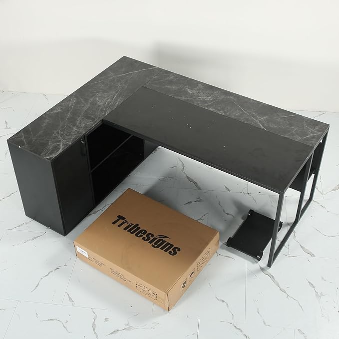 Tribesigns 71 inch Executive Desk, L Shaped Desk - Image 9