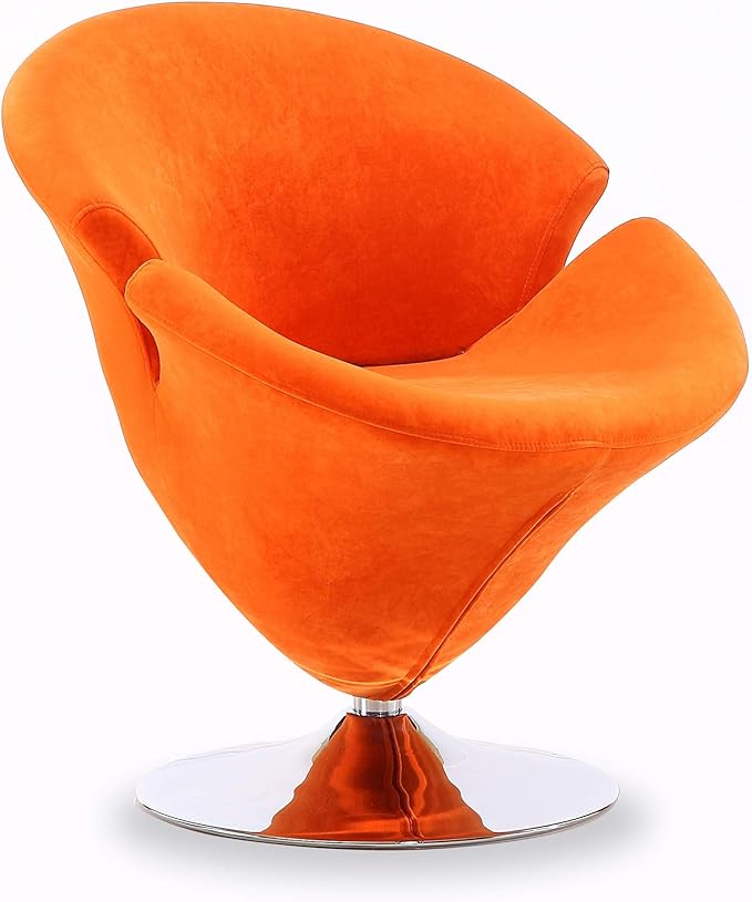 Manhattan Comfort Tulip Swivel Accent Chair Set of 2 - Image 6