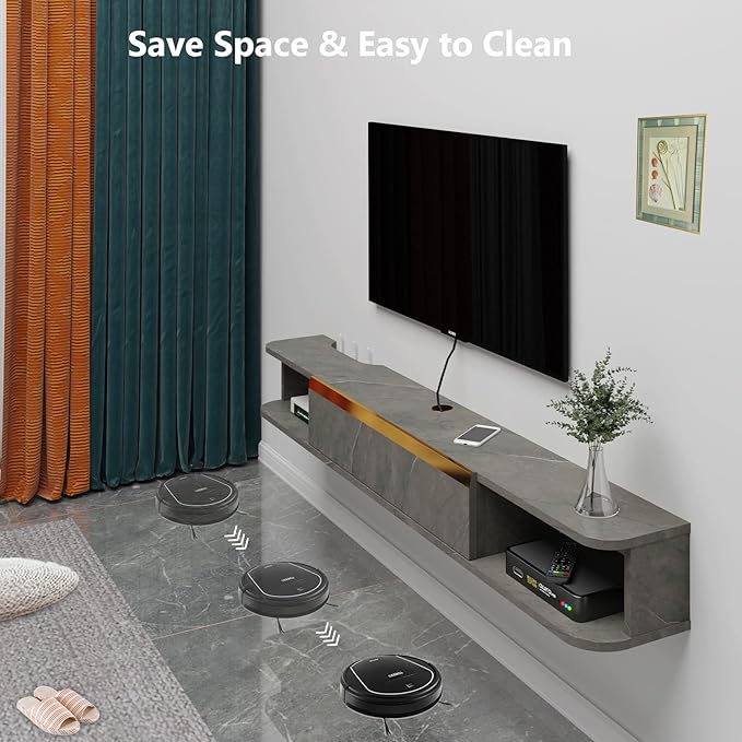 Floating TV Stand, Floating Shelves - Image 6
