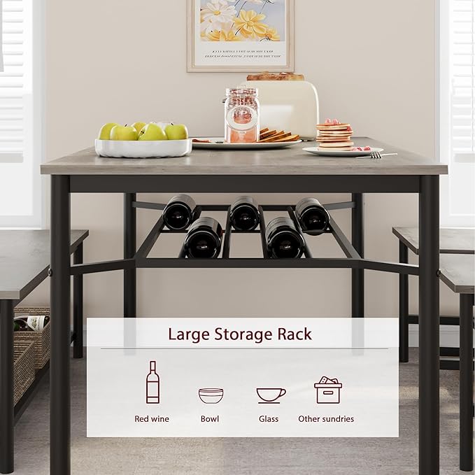 Dining Table Set for 4, Kitchen Table for 4 - Image 8