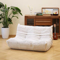 N&V Fireside Chair, Mid Century Armless Floor Sofa, Soft Premium Chenille Floor by NV