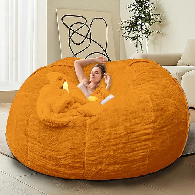 Bean Bag Chairs for Kids Comfy Fluffy Big Joe Bean Bag Chair Cover Without by FunnyFurnitureforYourHous