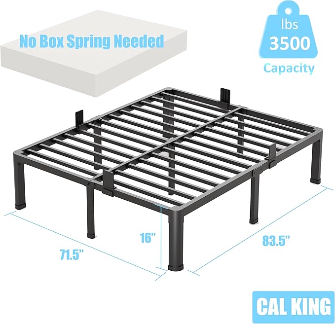 FUIOBYVV California King Bed Frame - Image 3