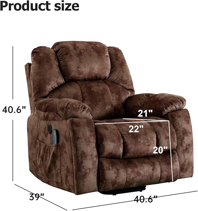 Phoenix Home Large Power Lift Recliner - Image 2