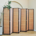 7 Panel Bamboo Room Divider by Furnnylane