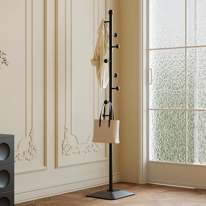 Coat rack, Metal coat hanger stand, Coat Tree freestanding Heavy duty - Image 5
