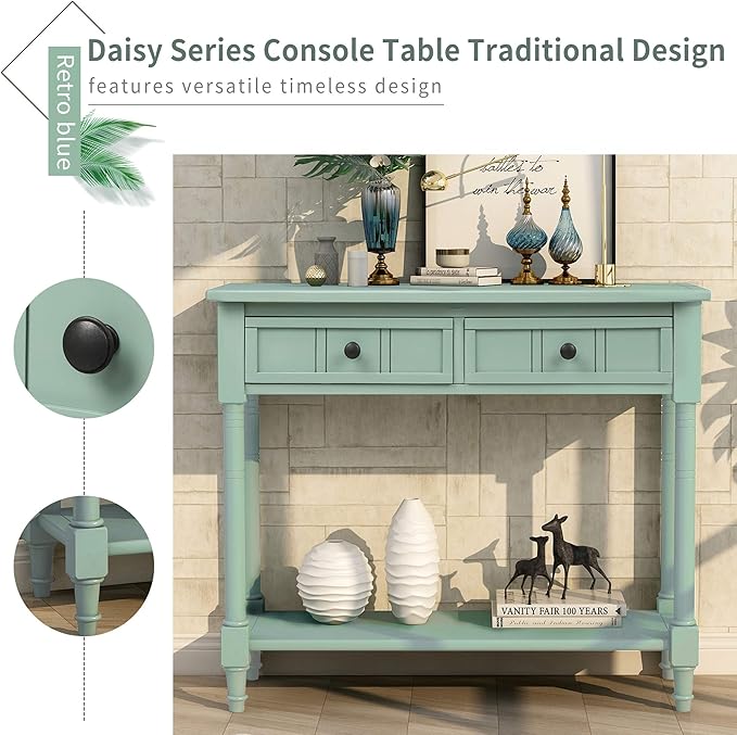 Merax Wood Farmhouse Entry Way Hallway Console Table - Image 6
