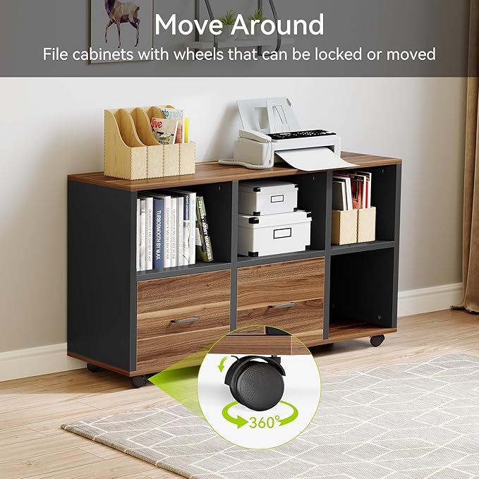 LITTLE TREE 55-Inch L-Shaped Computer Desk, Large Corner Desk - Image 7