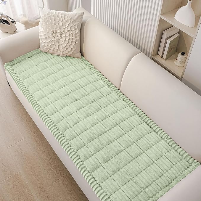 Smiry Couch Cover for Dogs Washable, Non Slip Fuzzy Pet Couch Covers for 3 - Image 8