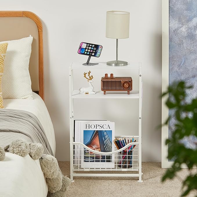 Narrow Side Table, Skinny Small End Tables - Image 5
