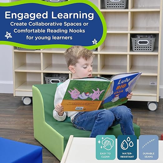 Children's Factory Library Trio Cozy Kids Chairs, Toddler Flexible Seating - Image 5