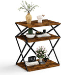 3-Tier End Table Small Side Table Tall Bedside Night Stand by IRCPEN