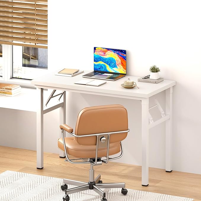 Folding Desk, 31.5 inch No Assembly Folding Desks - Image 2