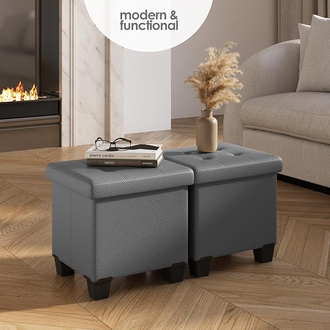 STORAGEBUD Storage Ottoman Cube - Image 2