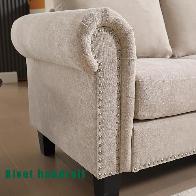 Ball & Cast 106" Convertible Sectional Sofa - Image 4
