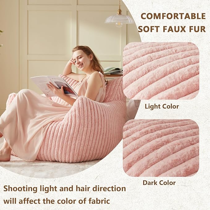 Giant Bean Bag Chairs for Adults Teens, Large Bean Bag Sofa Chairs - Image 4