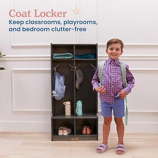 ECR4Kids 2-Section Coat Locker - Image 3