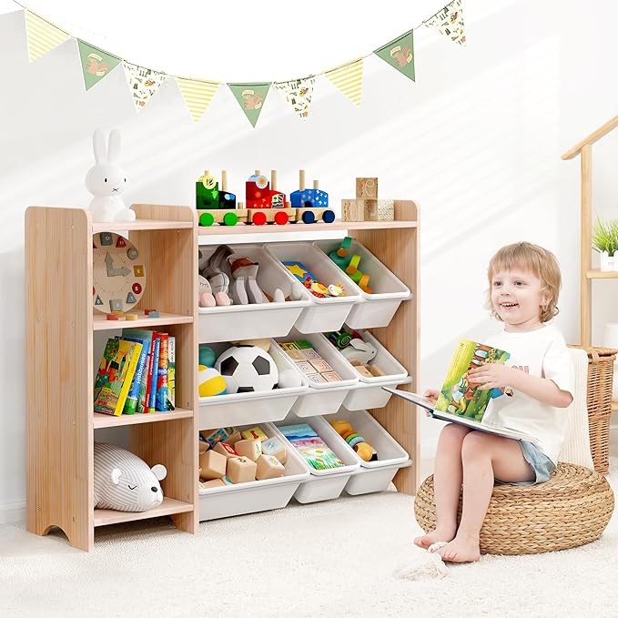 MallBest 4-Tier Kids' Toy Storage Organizer Shelf - Image 2