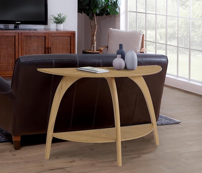 Martin Svensson Home LAX Half-Moon Sofa Console Table - Image 10