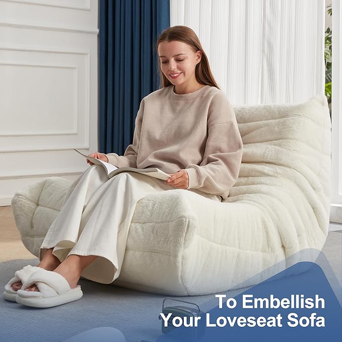 Bean Bag Chairs for Adults Giant Bean Bag Chair Memory Foam BeanBag Chair Big - Image 6
