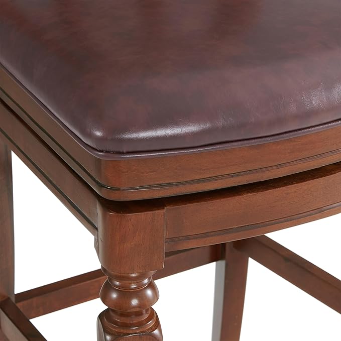 Alaterre Furniture Napa Bar Height Swivel Stool - Image 12