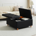 GAOMON Leather Storage Ottoman Coffee Table by GAOMON