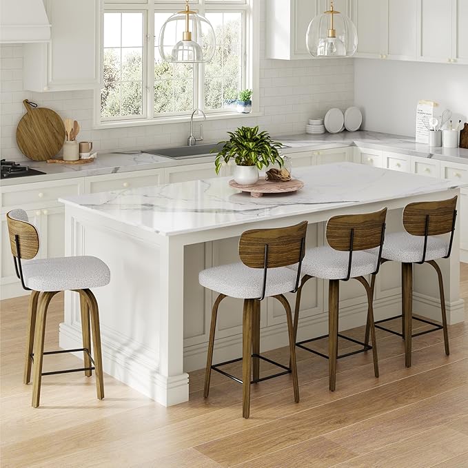 Swivel Counter Height Bar Stools - Image 3