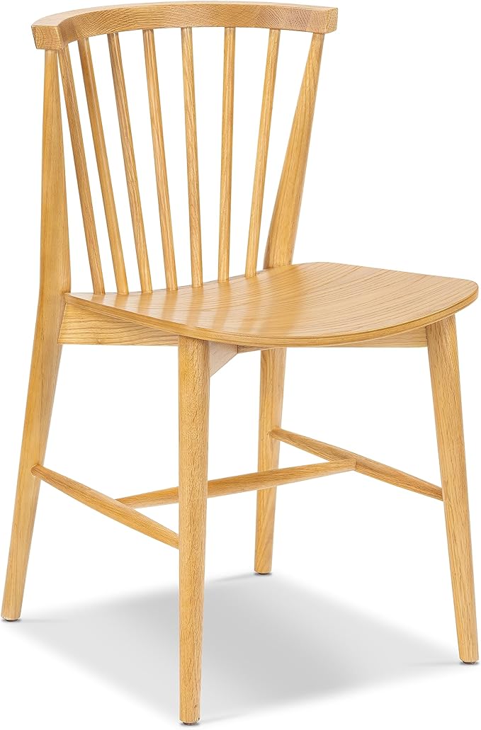 POLY & BARK Ligna Dining Chair Black – Mid-Century Inspired Chair - Image 3