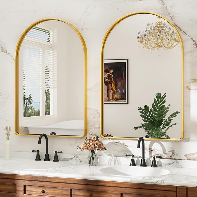 Suidia 24" x 36" Bathroom Mirror, Bathroom Vanity Mirror Metal Framed, - Image 3