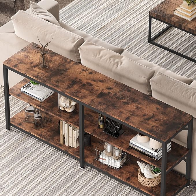 Tribesigns 70.9 Inch Extra Long Console Table, Modern Sofa Table Behind Couch - Image 5