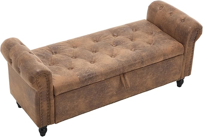 Furniliving 55” End of Bed Bench, Bedroom Bench by FurnilivingFurnitureforHome