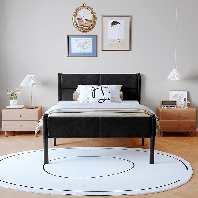 Metal Bed Frame, 14Inch Twin Size Bed Frame by Henshwon