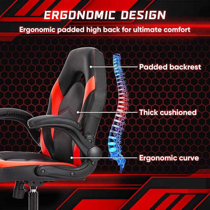 OLIXIS Computer Gaming Desk Chair - Image 4
