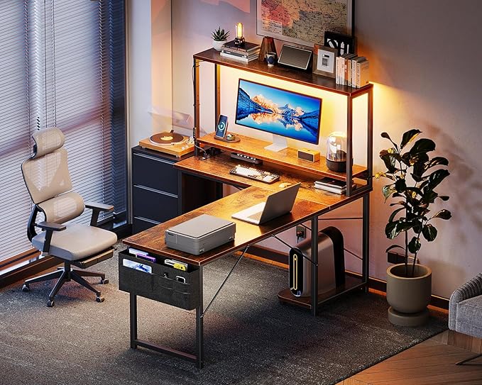 AODK L Shaped Desk Gaming Desk - Image 7