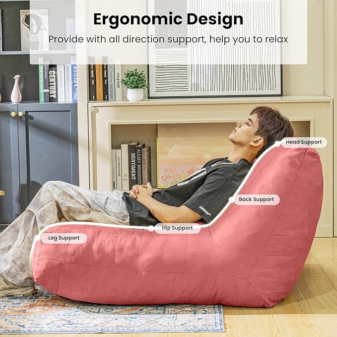 Bean Bag Chair Lazy Bean Bag Sofa, Floor Beanbag Chairs - Image 5