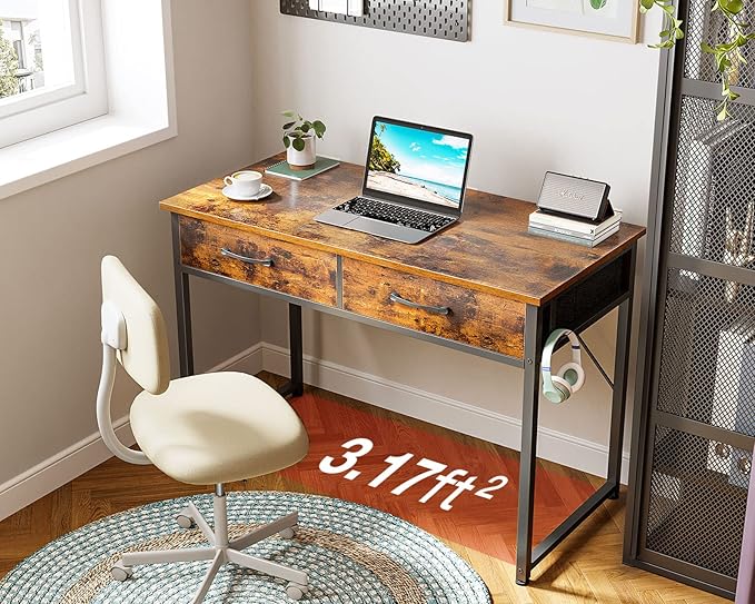 Casaottima 40 Inch Small Office Computer Desk - Image 7